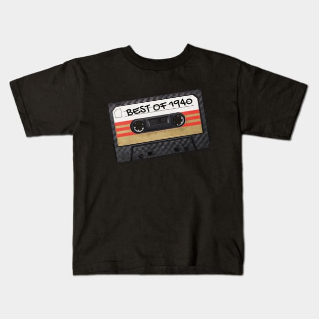 Best of 1940 music tape - Happy Birthday Kids T-Shirt by BrightOne